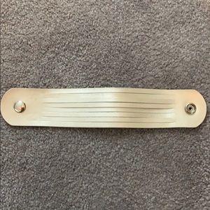 Nickel and Suede leather bracelet